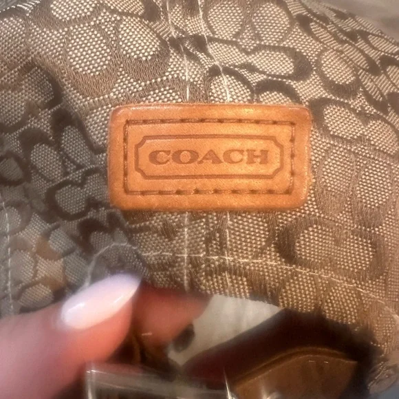 Women’s Coach Brown Patterned Baseball Cap - Picture 2 of 3